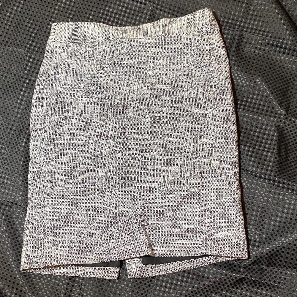 Banana Republic Textured Gray Pencil Skirt